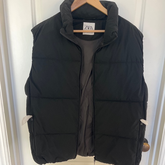 Zara Other - New w/tags ZARA Men’s Black Puffer Vest